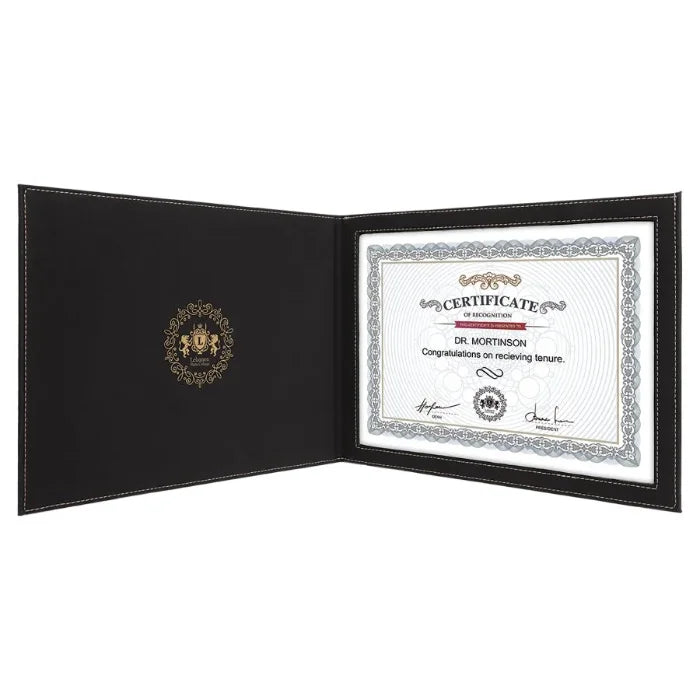 Leatherette Certificate Holder