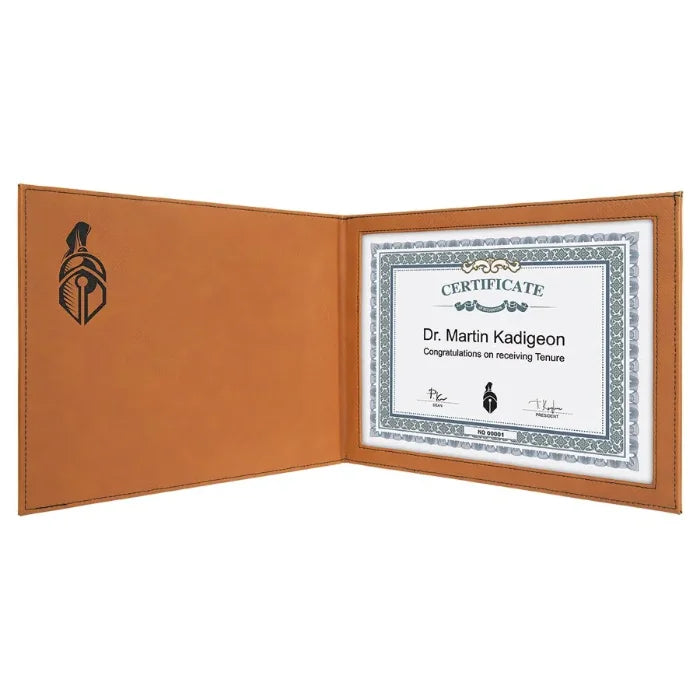 Leatherette Certificate Holder