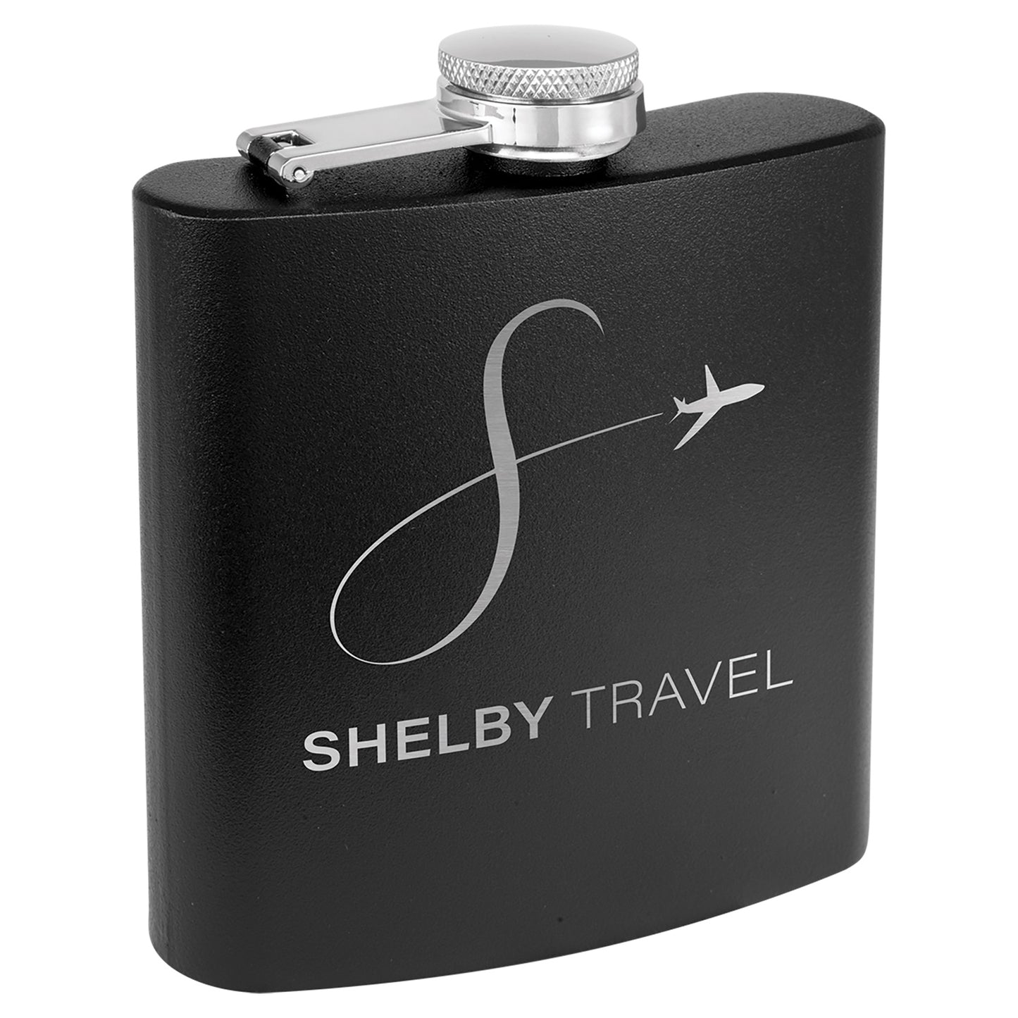 6 oz. Powder Coated Flask