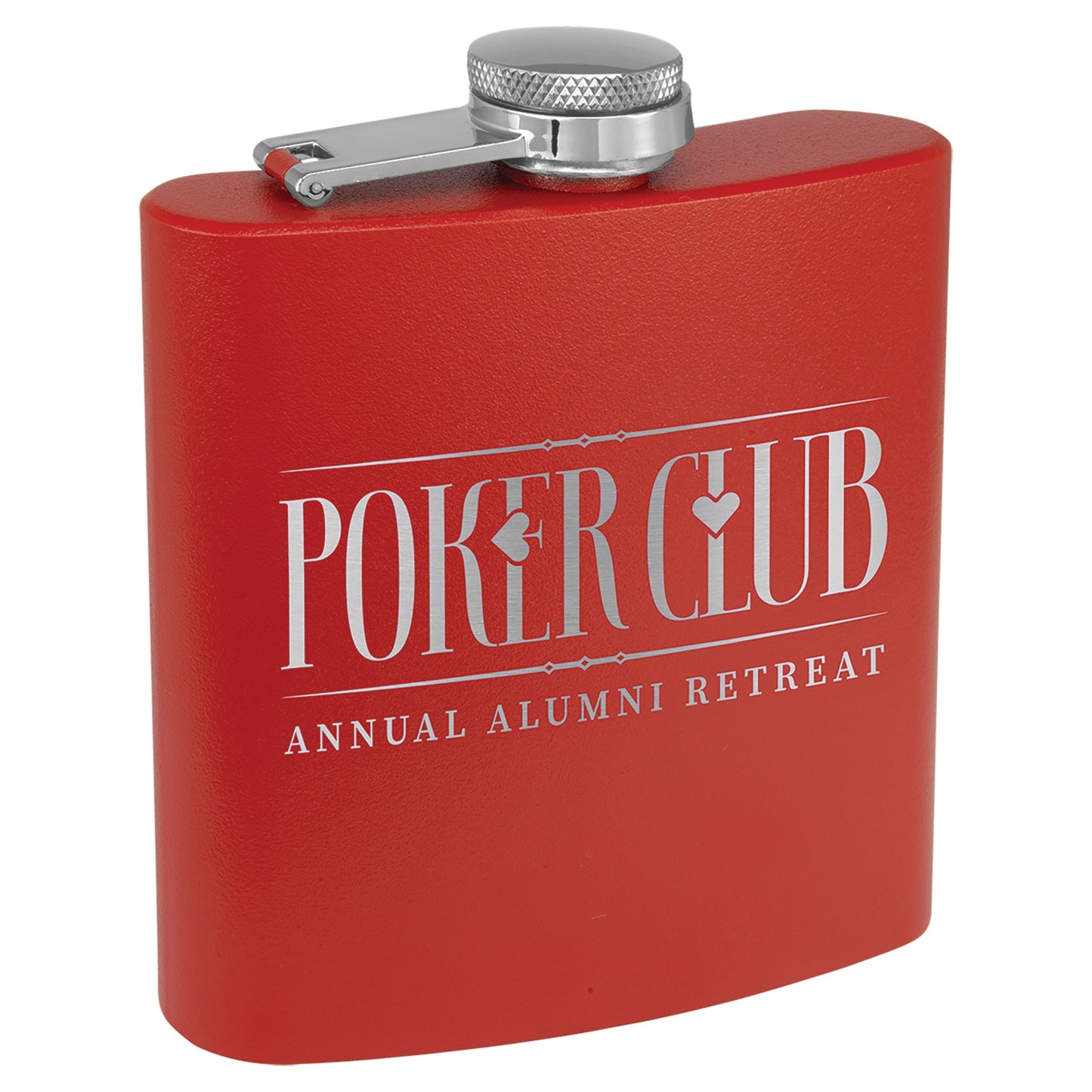 6 oz. Powder Coated Flask