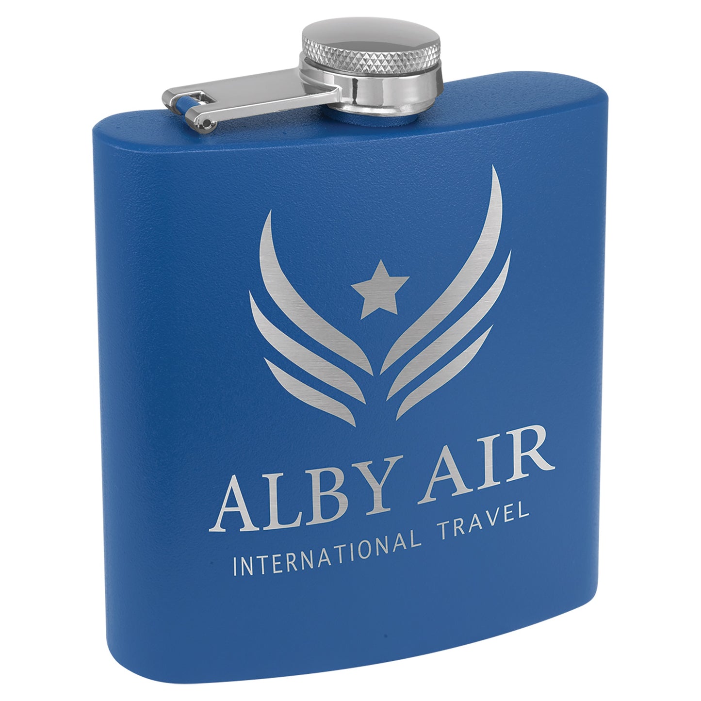 6 oz. Powder Coated Flask