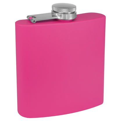 6 oz. Powder Coated Flask