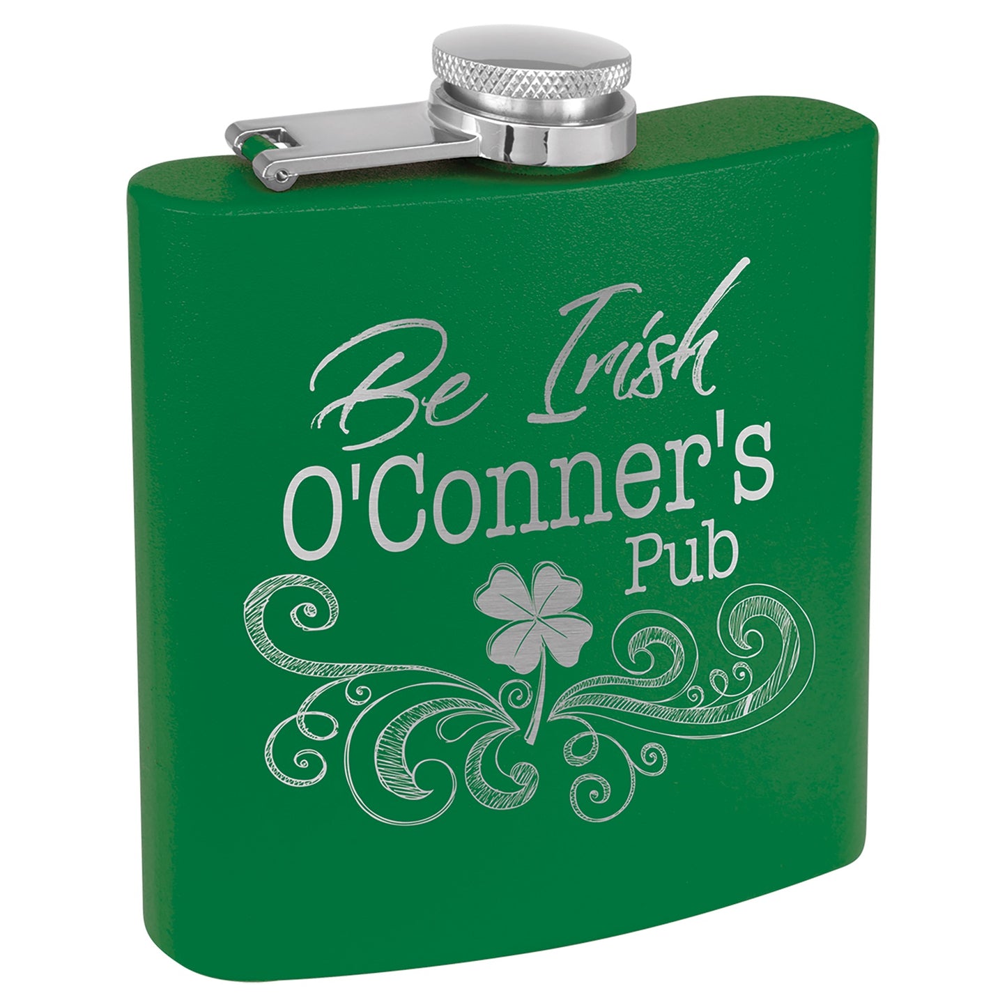 6 oz. Powder Coated Flask