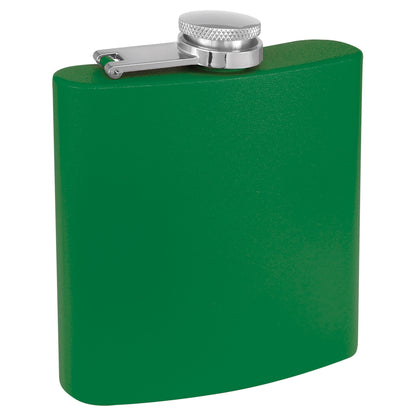 6 oz. Powder Coated Flask