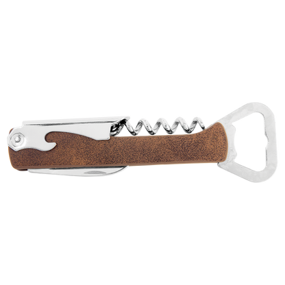 Leatherette Wine Bottle Opener