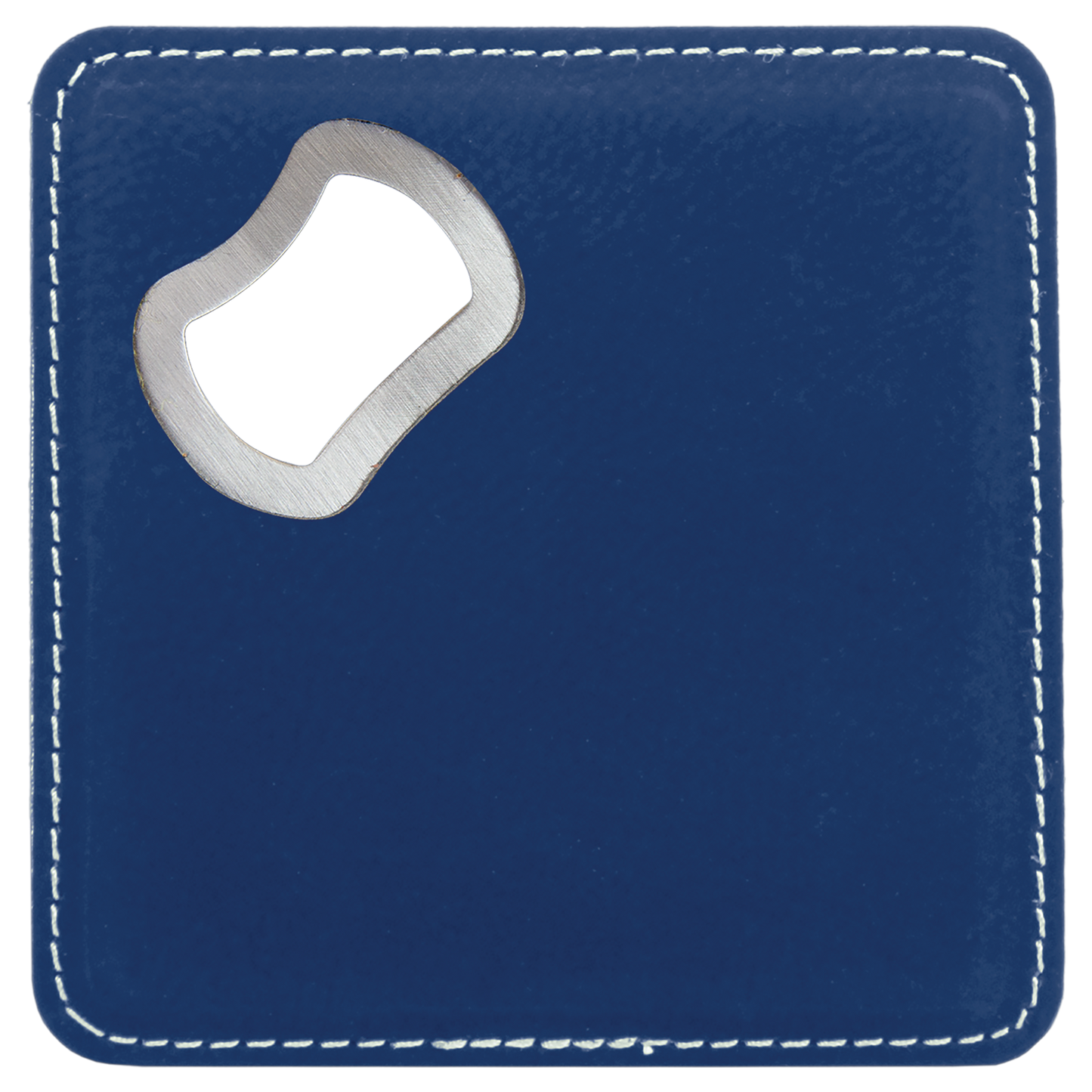 Leatherette Coaster with Opener