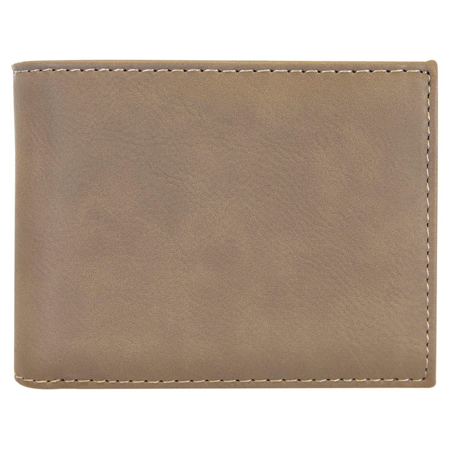 Leatherette Bifold Wallet with Flip ID