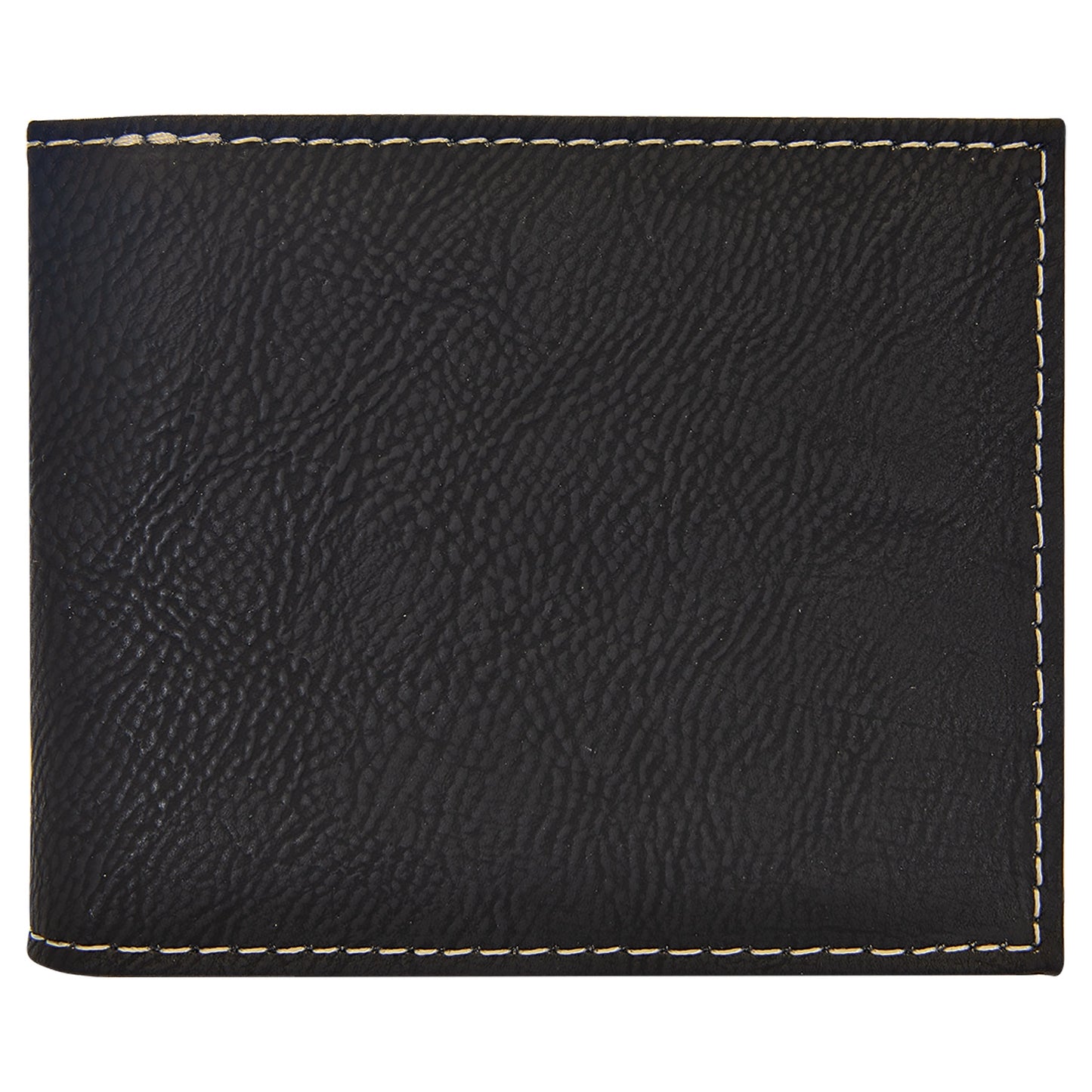 Leatherette Bifold Wallet with Flip ID