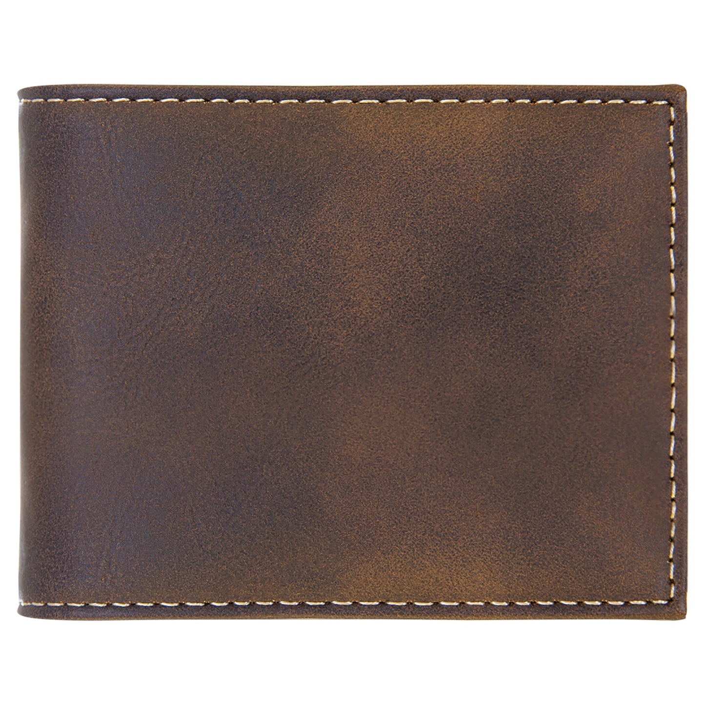 Leatherette Bifold Wallet with Flip ID