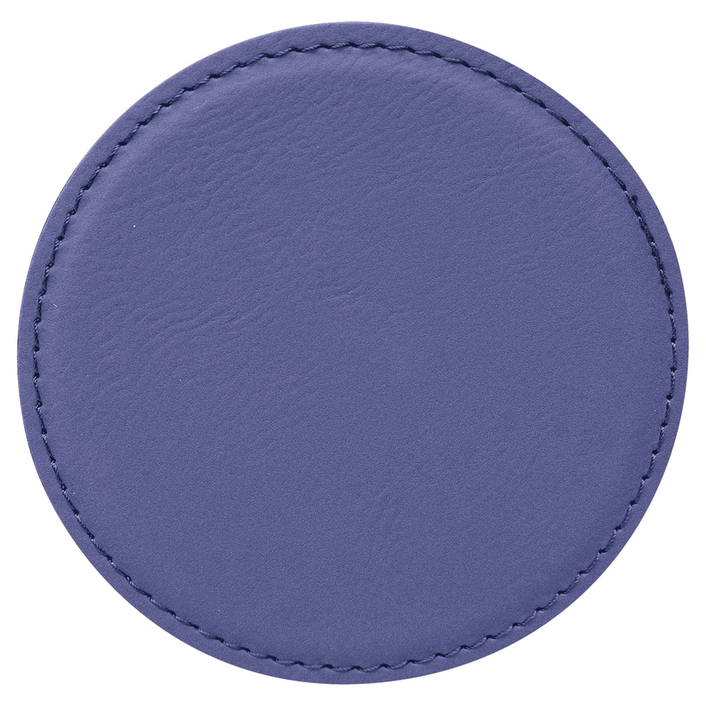 4" Round Leatherette Coaster Set