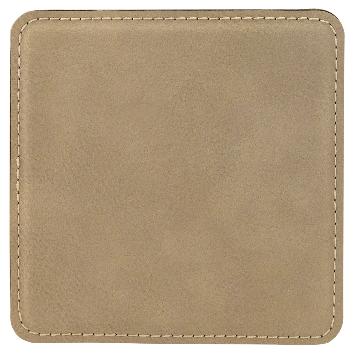 4" x 4" Square Leatherette Coaster