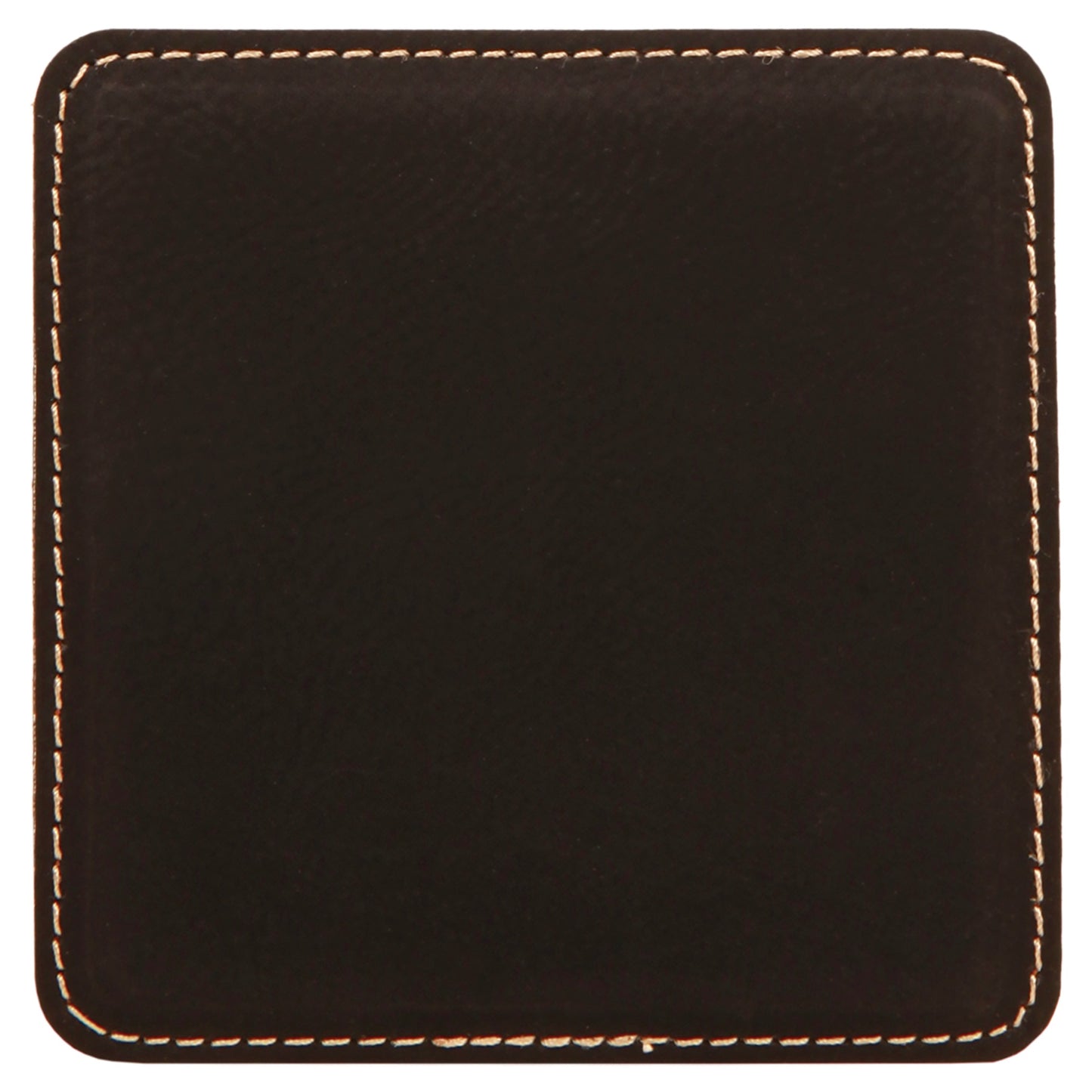 4" x 4" Square Leatherette Coaster