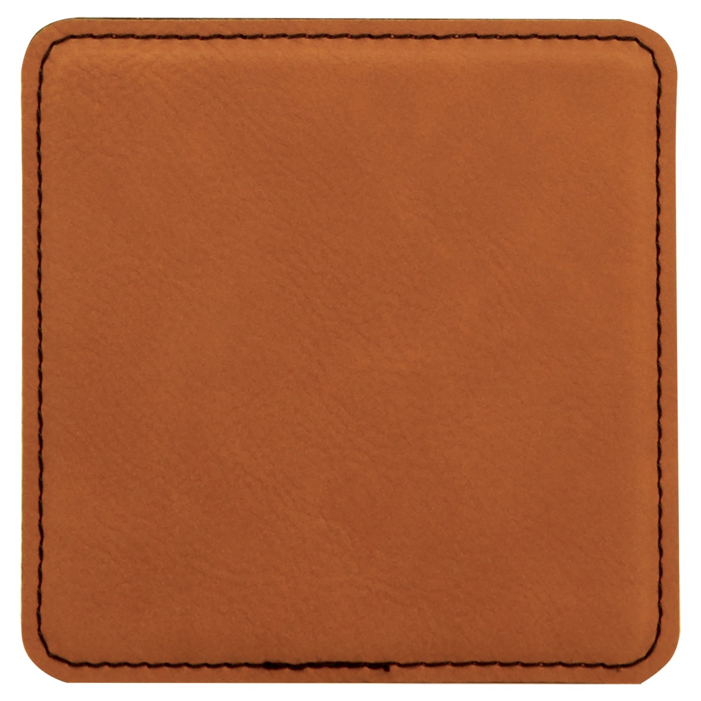 4" x 4" Square Leatherette Coaster