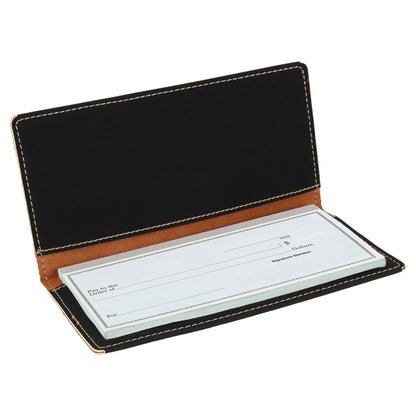 Leatherette Checkbook Cover