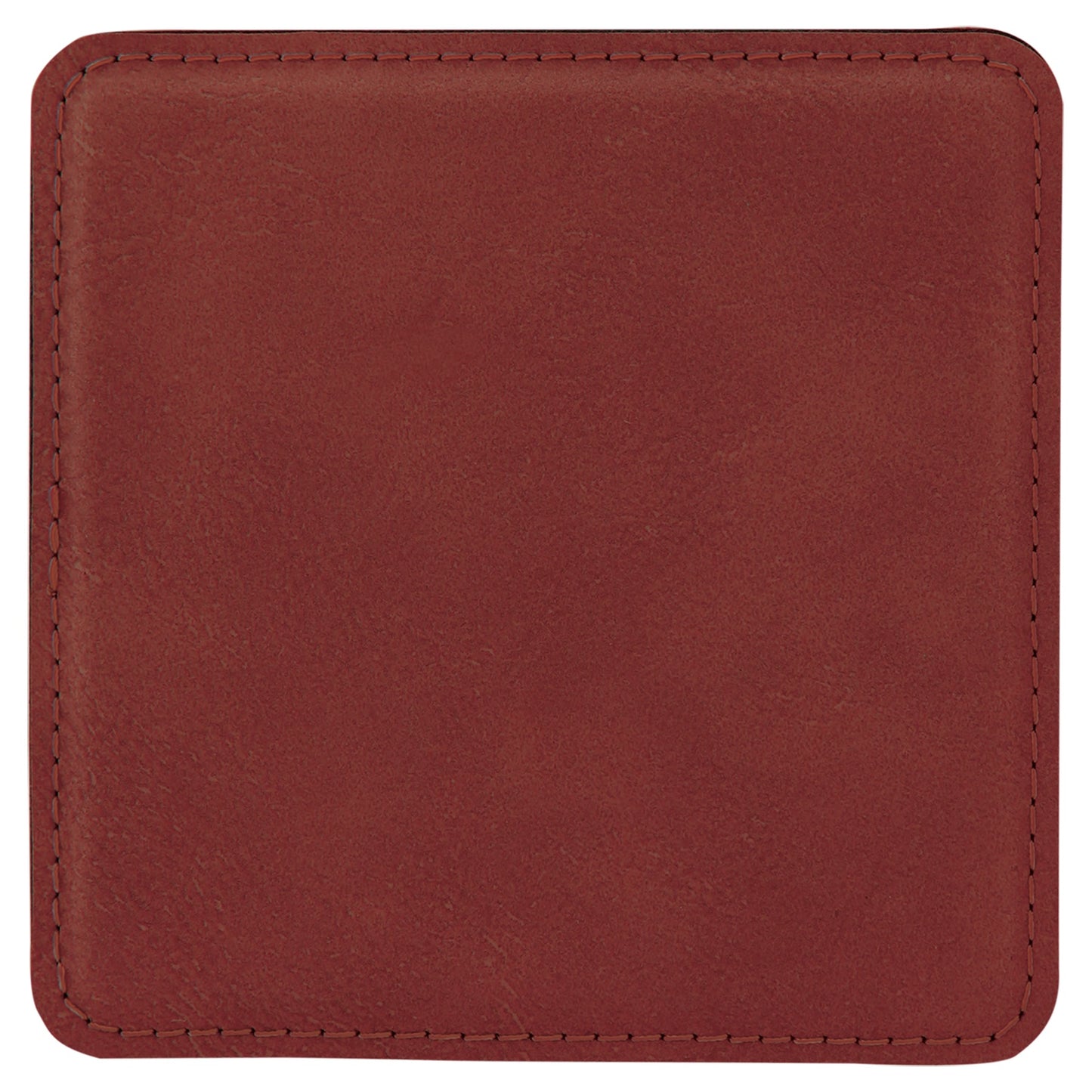 4" x 4" Square Leatherette Coaster