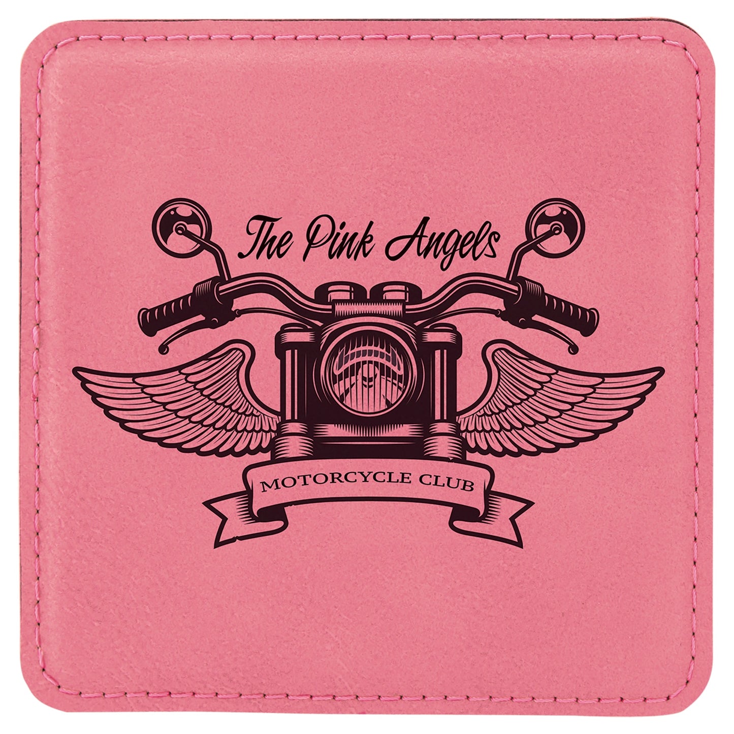 4" x 4" Square Leatherette Coaster