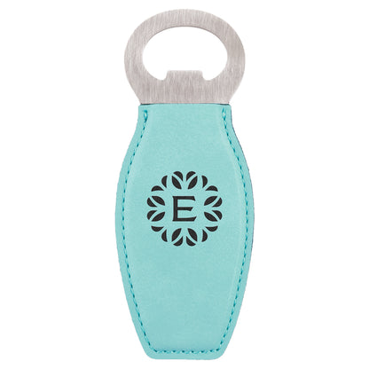 Leatherette Bottle Opener with Magnet