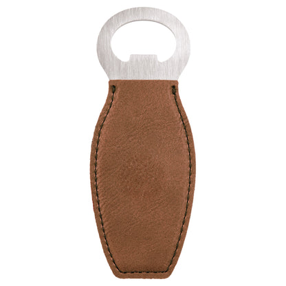 Leatherette Bottle Opener with Magnet