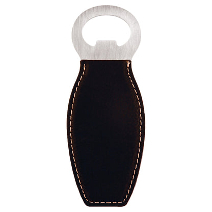 Leatherette Bottle Opener with Magnet