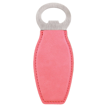 Leatherette Bottle Opener with Magnet