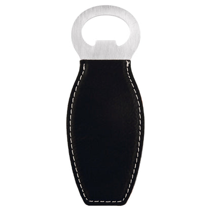 Leatherette Bottle Opener with Magnet