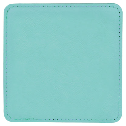 4" x 4" Square Leatherette Coaster