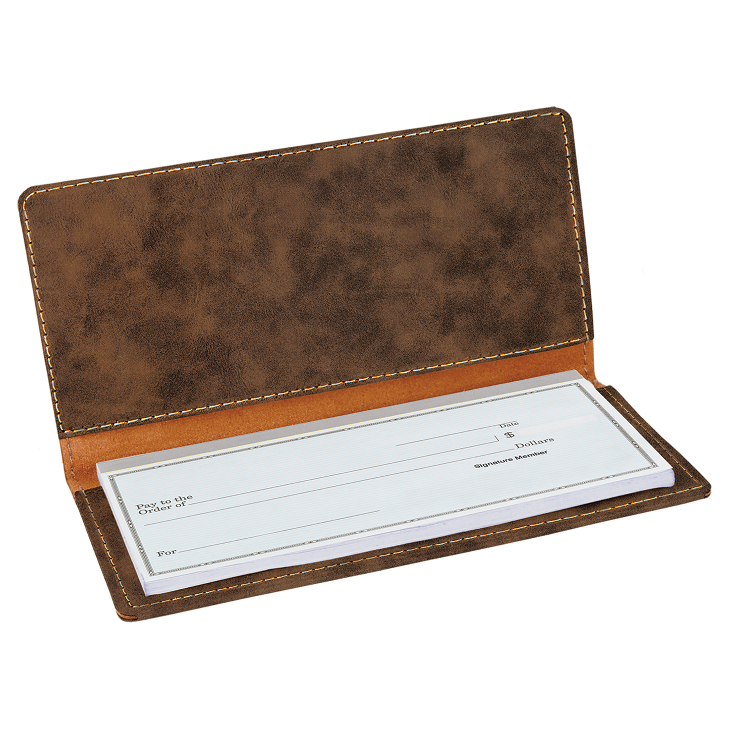 Leatherette Checkbook Cover