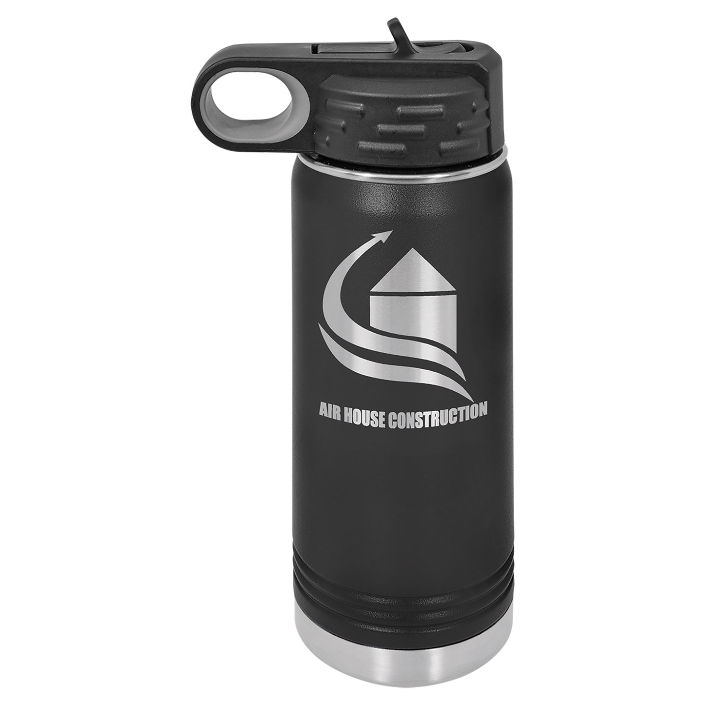 20 oz. Polar Camel Black Water Bottle