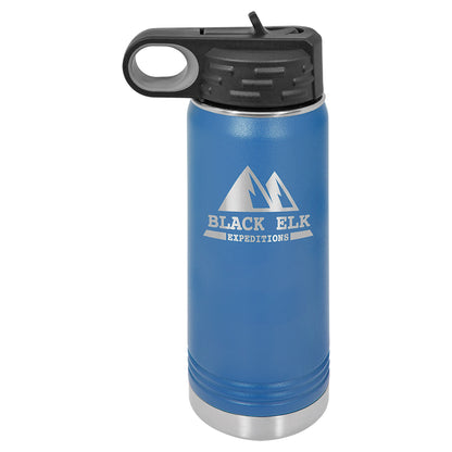 20 oz. Polar Camel Black Water Bottle