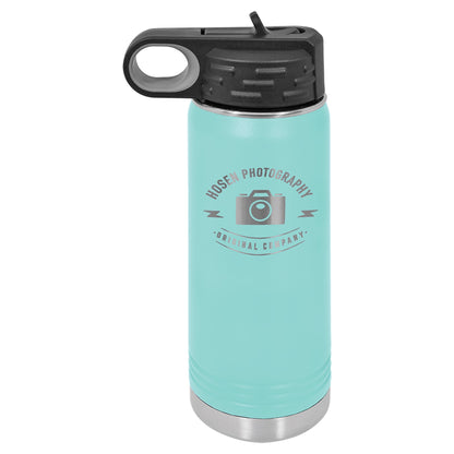 20 oz. Polar Camel Black Water Bottle