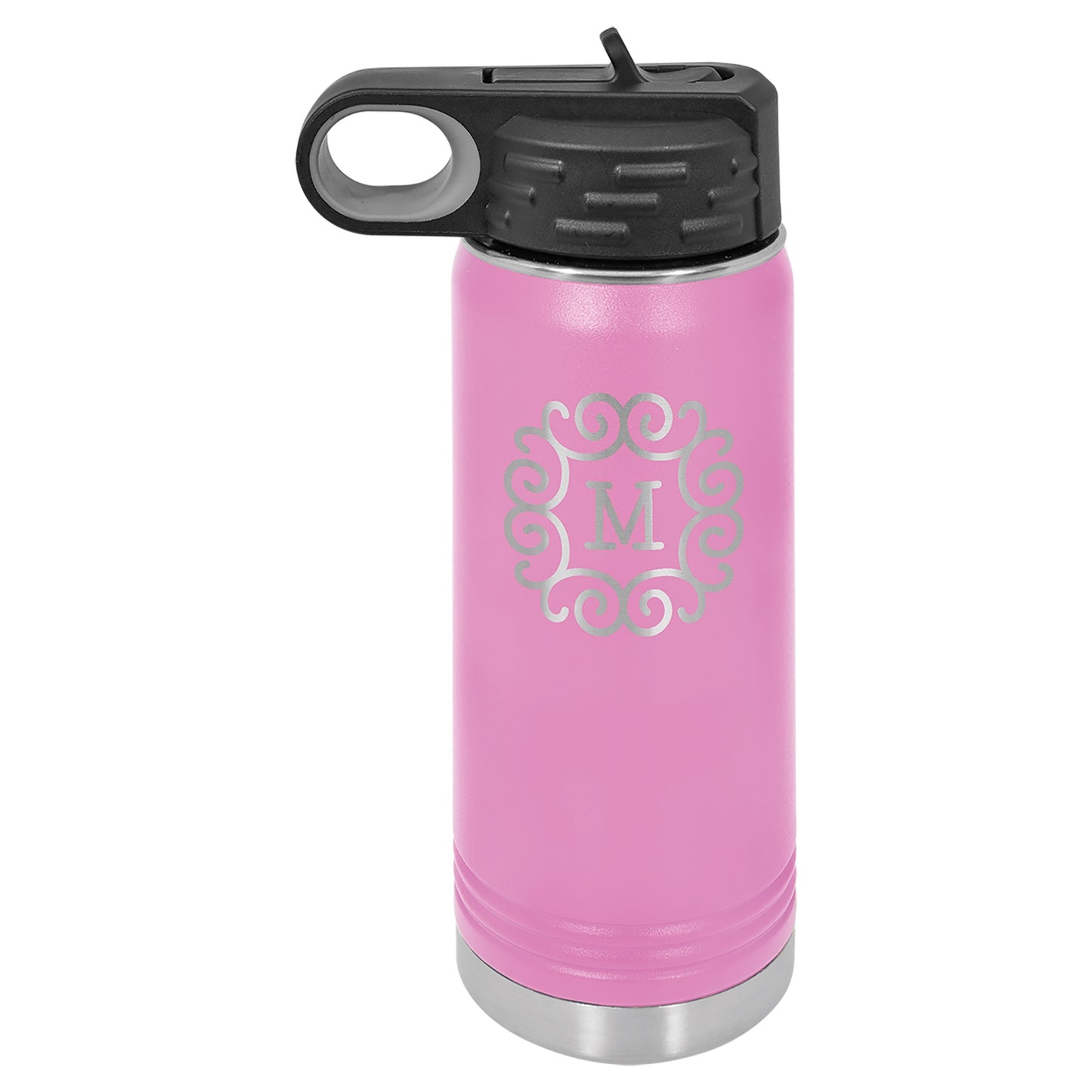 20 oz. Polar Camel Black Water Bottle