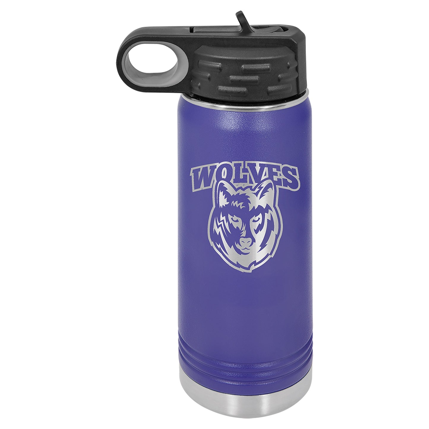 20 oz. Polar Camel Black Water Bottle