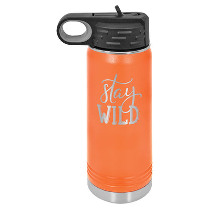 20 oz. Polar Camel Black Water Bottle