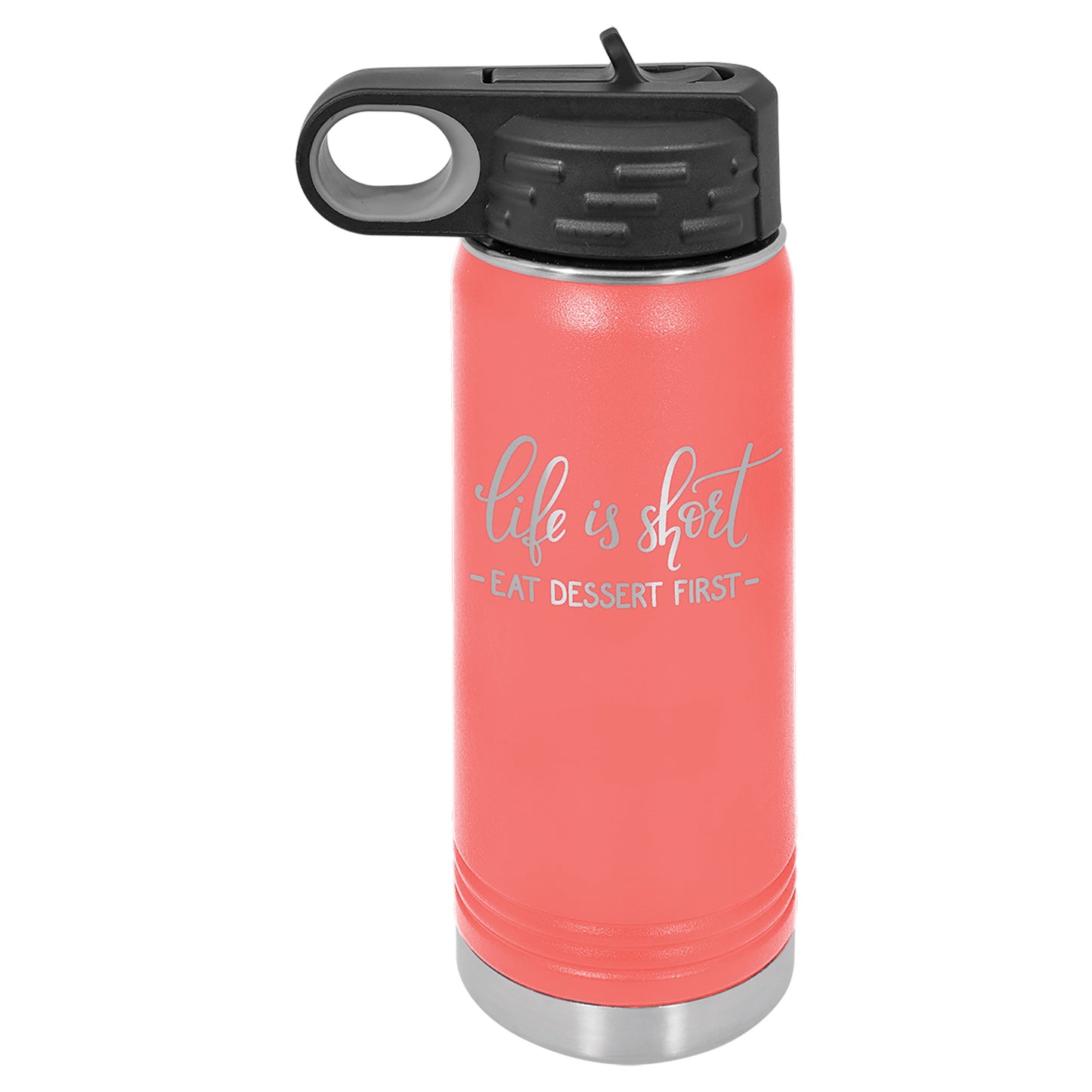 20 oz. Polar Camel Black Water Bottle