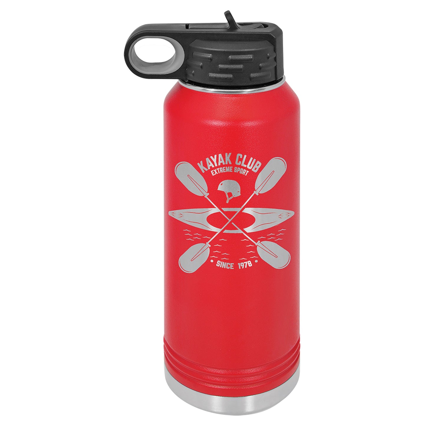 32 oz. Polar Camel Black Water Bottle