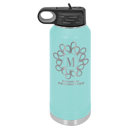 32 oz. Polar Camel Black Water Bottle