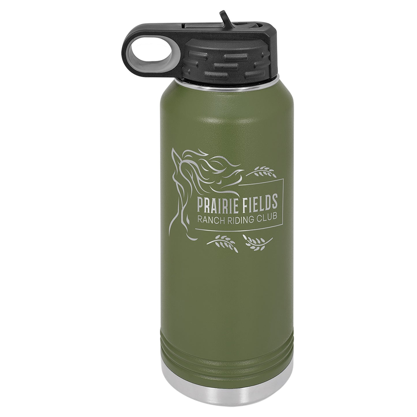 32 oz. Polar Camel Black Water Bottle