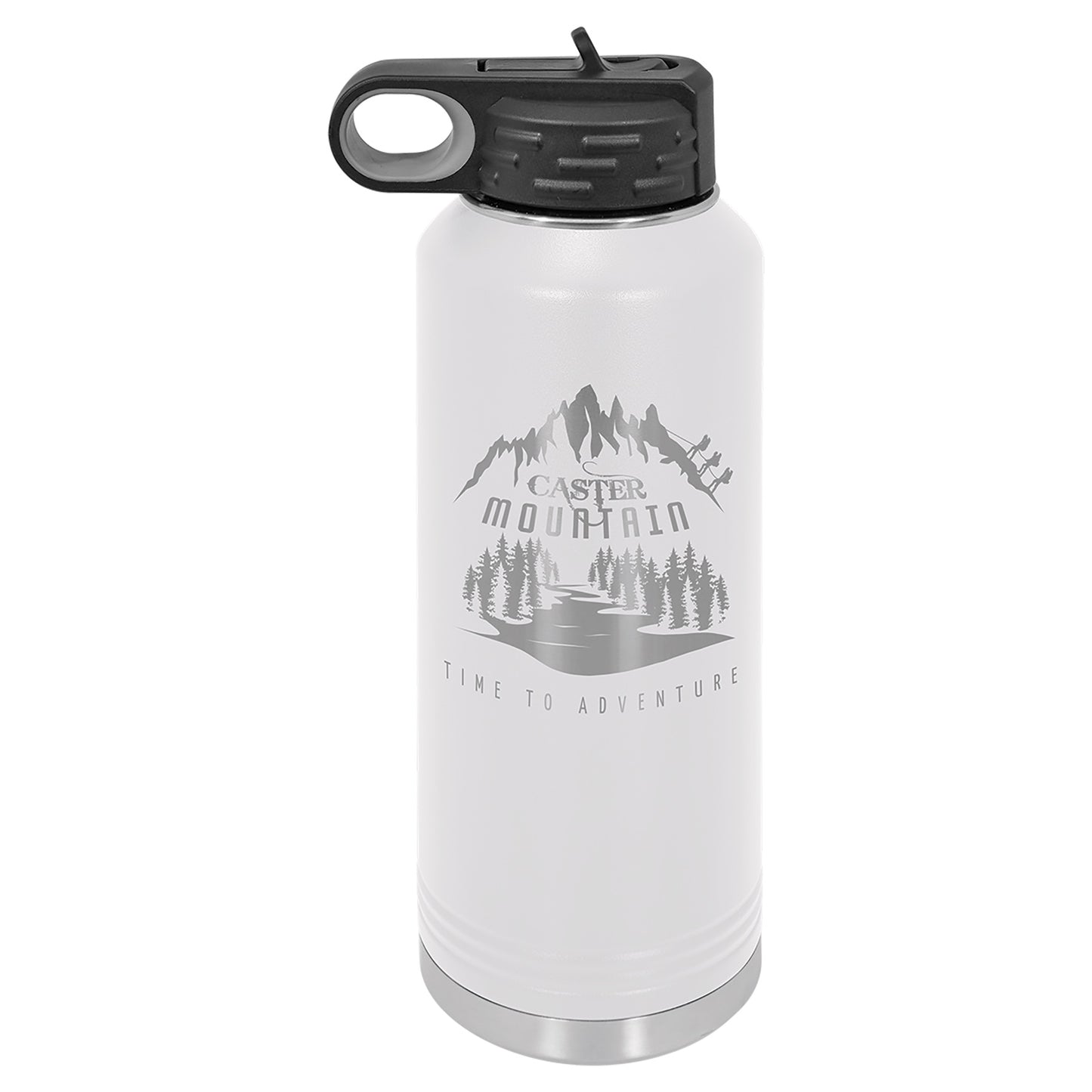 40 oz. Polar Camel Black Water Bottle